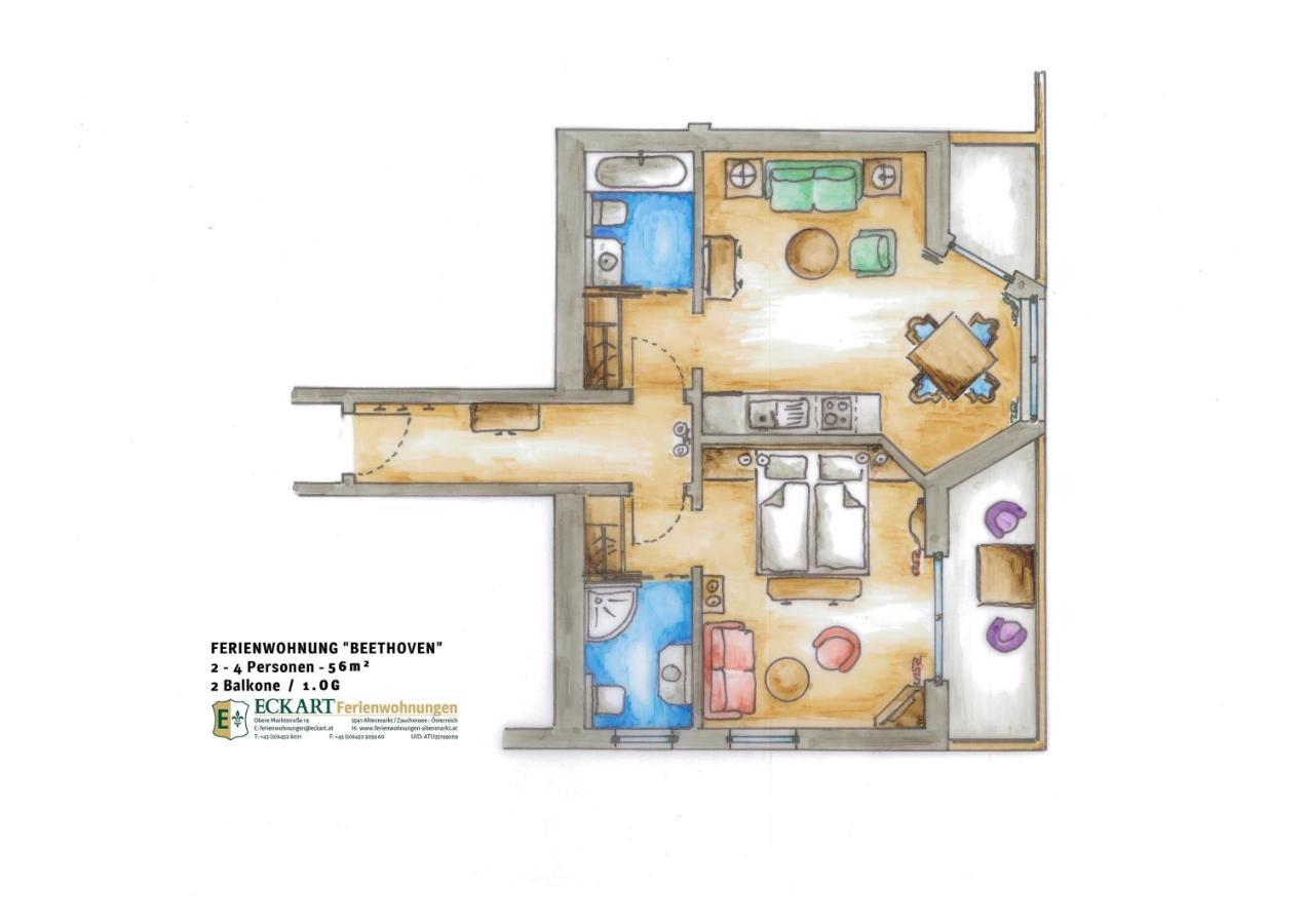 Haus Barbarahof Apartment Altenmarkt im Pongau Bagian luar foto